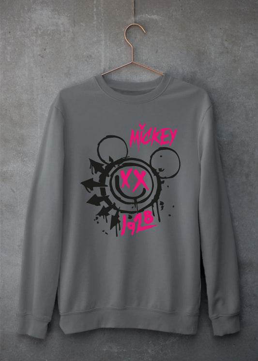 Mickey Rock Show Grey Sweatshirt