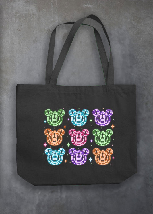 Pumpkins Black Tote Bag