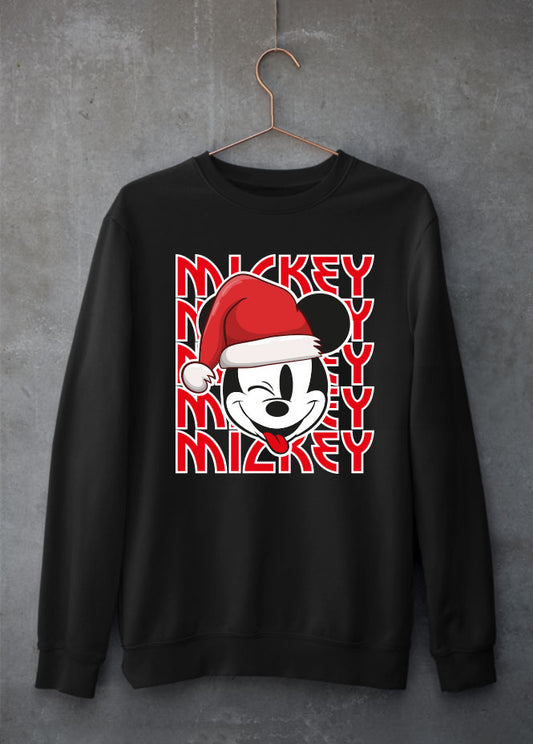 Mickey Christmas Black Sweatshirt