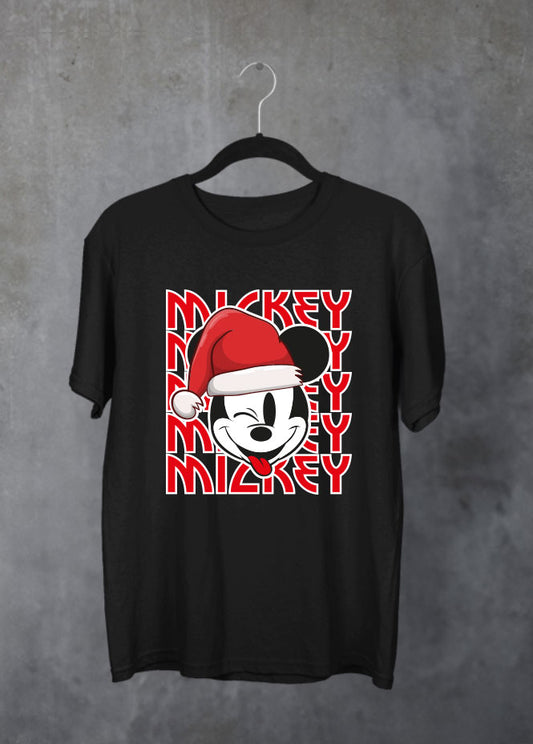 Mickey Christmas Black T-Shirt