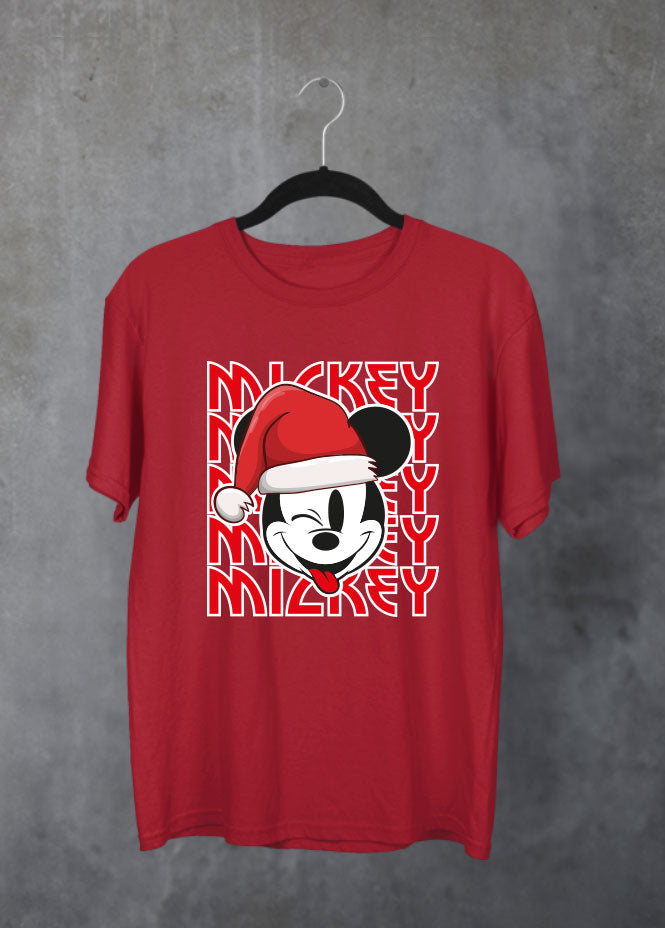 Mickey Christmas Red T-Shirt