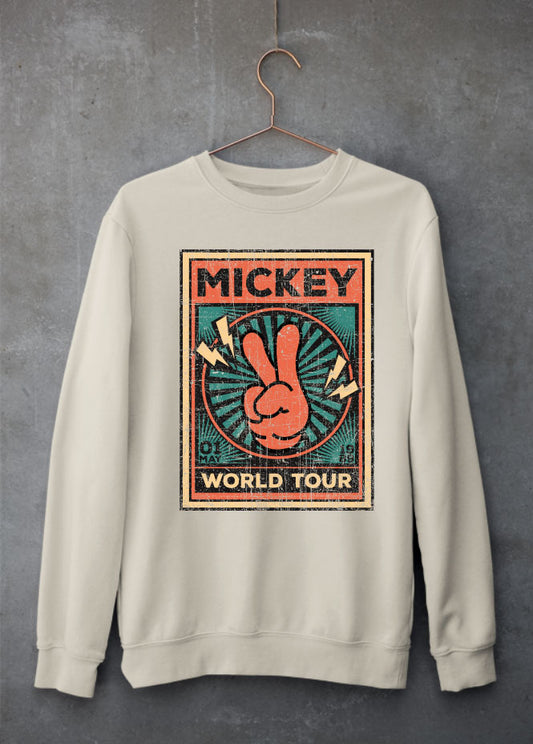 Mickey Tour Sand Sweatshirt