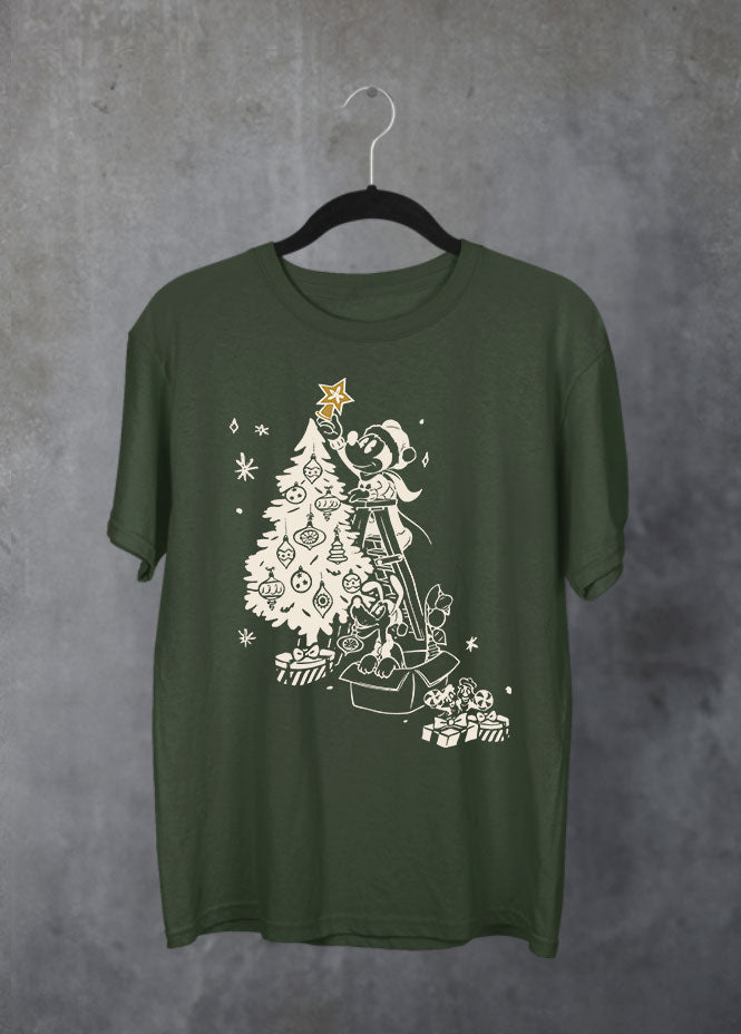 Mickey's Tree Green T-Shirt