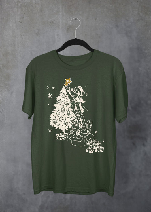 Mickey's Tree Green T-Shirt