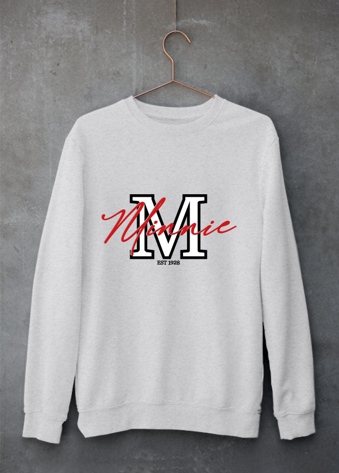 Minnie Signature Ash Sweatshirt