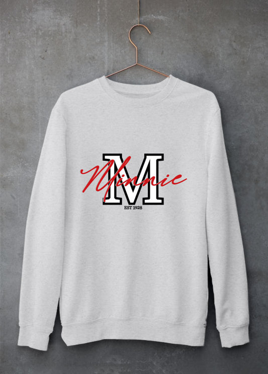 Minnie Signature Ash Sweatshirt