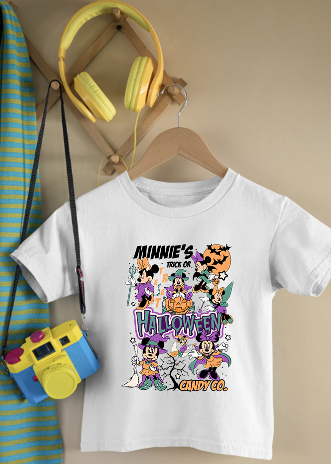 Minnie Candy Co Children's White Tee