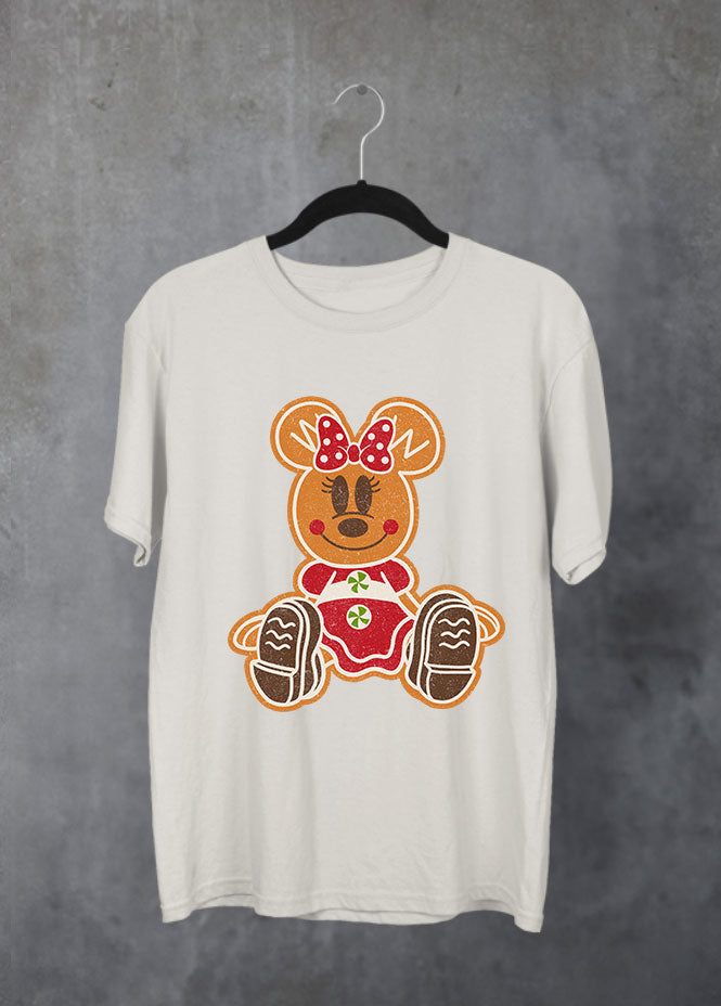 Gingerbread Minnie Sand T-Shirt