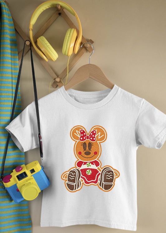 Minnie Gingerbread White Children's Sweatshirt