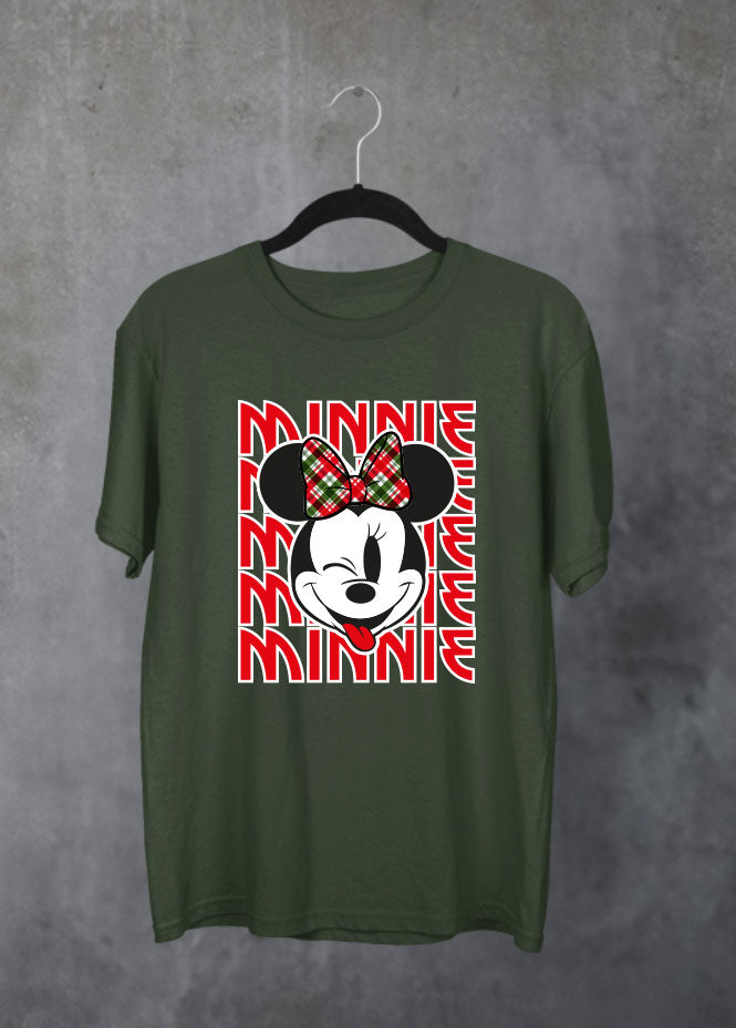 Minnie Christmas Green T-Shirt