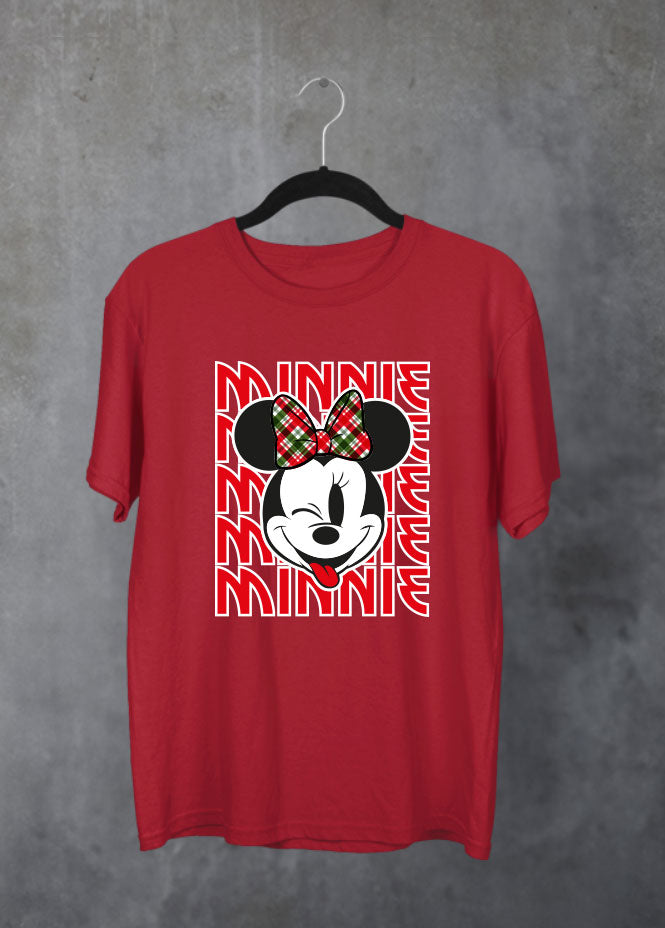 Minnie Christmas Red T-Shirt