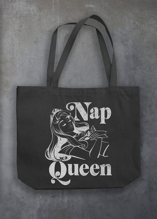 Nap Queen Black Tote Bag