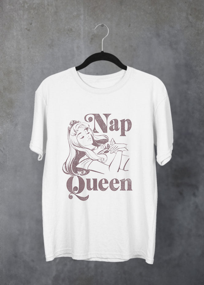 Nap Queen White T-Shirt