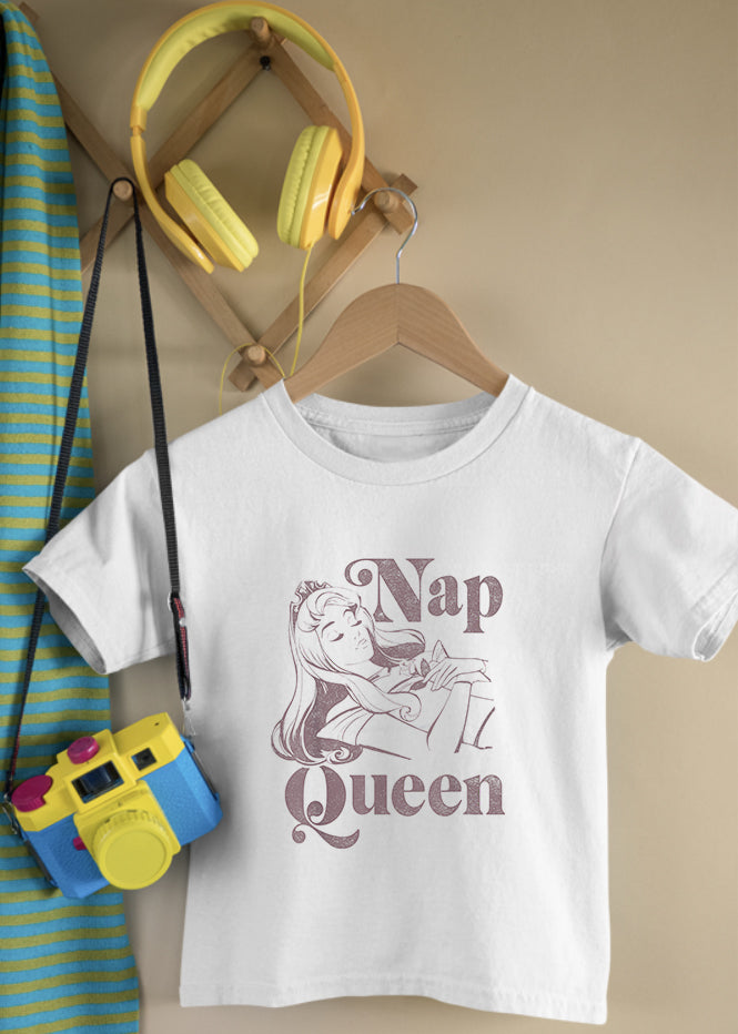 Nap Queen White Childrens Tee