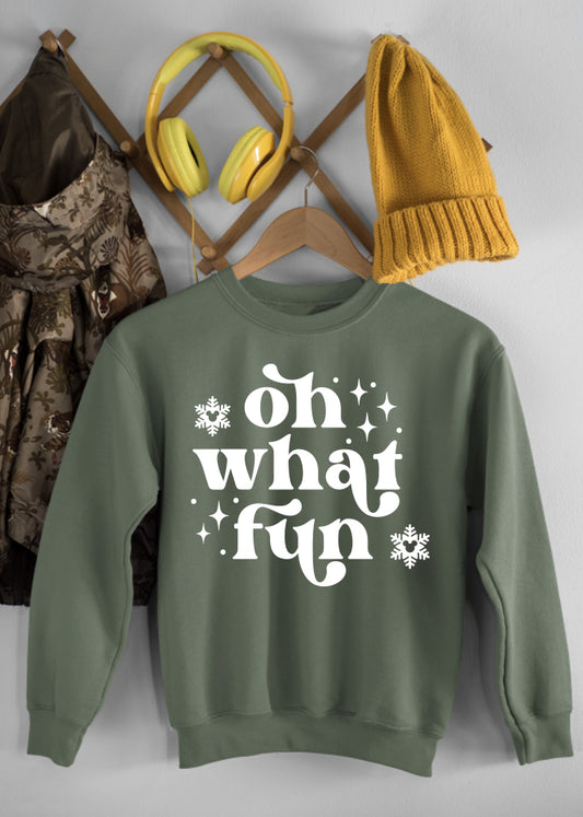 Oh What Fun Fern Children's Sweatshirt