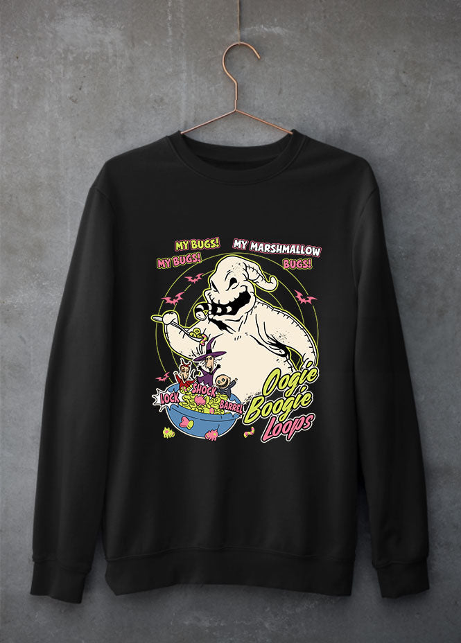 Oogie Boogie Loops Black Sweatshirt