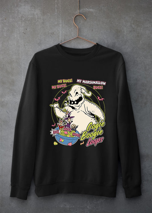 Oogie Boogie Loops Black Sweatshirt