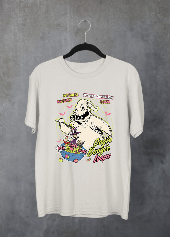 Oogie Boogie Loops Sand T-Shirt