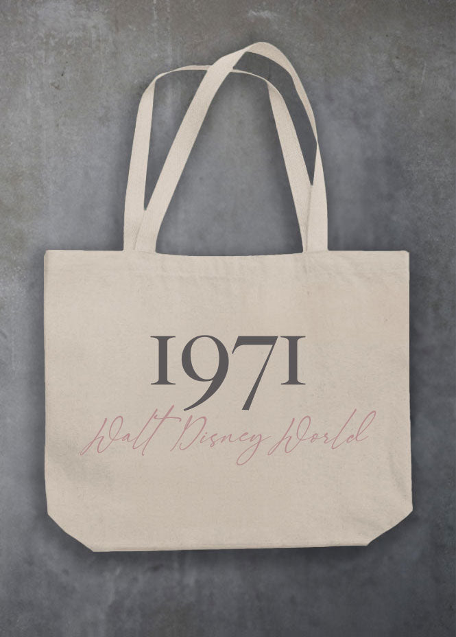 WDW Parks Natural Tote Bag