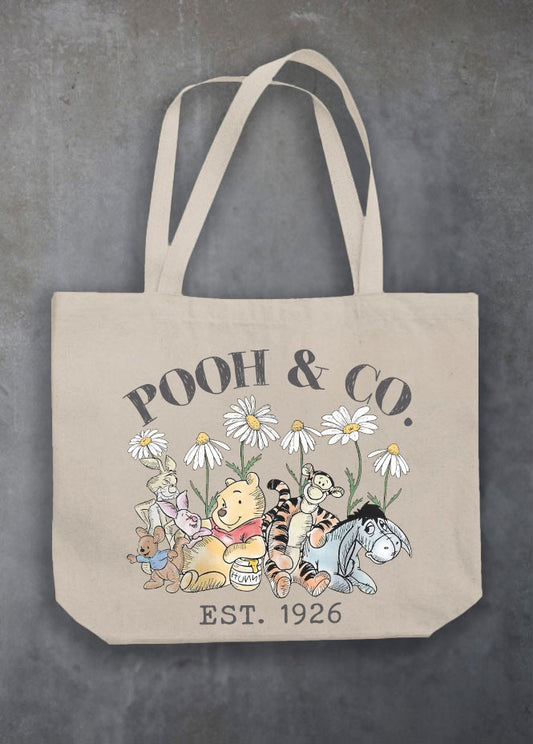 Pooh & Co Natural Tote Bag