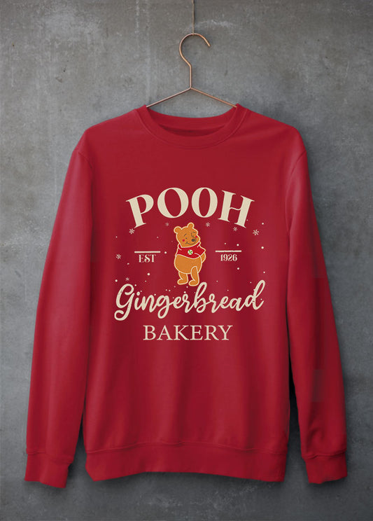 Winnie Bakery Christmas Red Sweatshirt