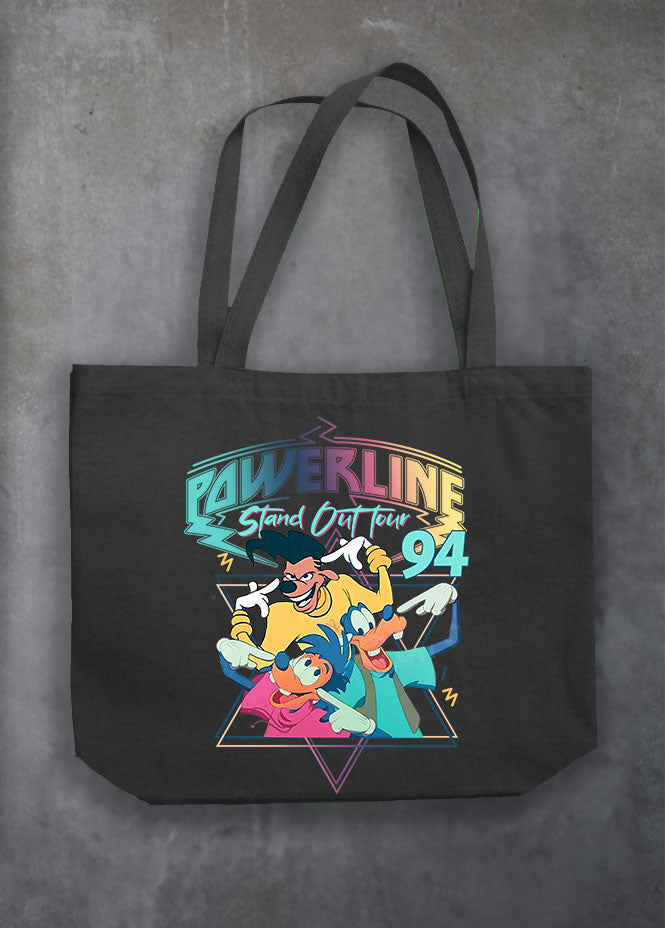 Powerline Black Tote Bag