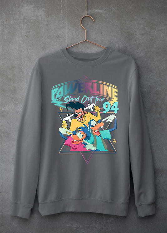 Powerline Tour Grey Sweatshirt (Front & Back)