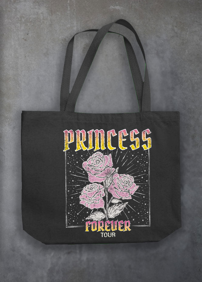 Princess Forever Black Tote (Double Sided)