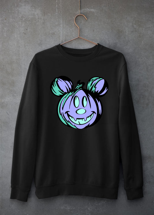 Purple Pumpkin Black Sweatshirt