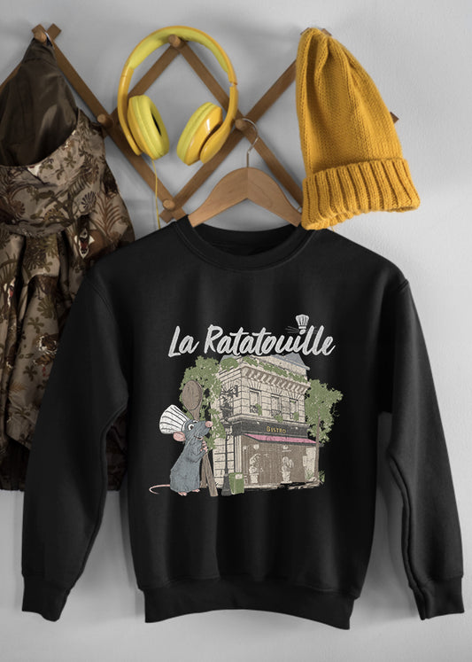 Ratatouille Black Children's Sweatshirt