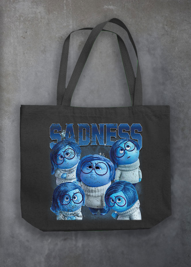 Sadness Black Tote Bag