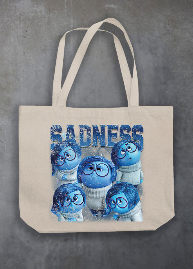 Sadness Natural Tote Bag