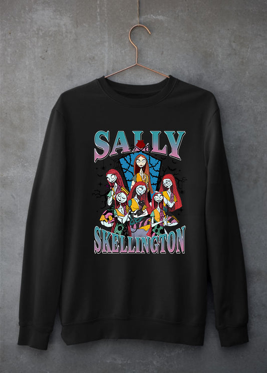 Sally Retro Black Sweatshirt