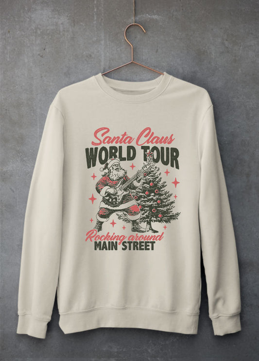 Rocking Around Main Street Sand Sweatshirt