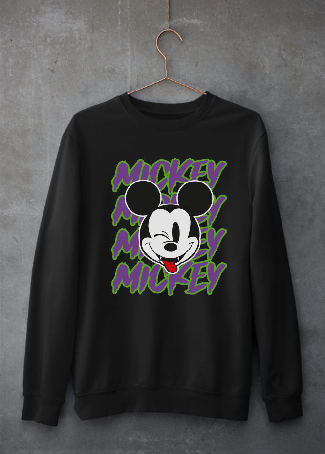 Mickey Slime Black Sweatshirt