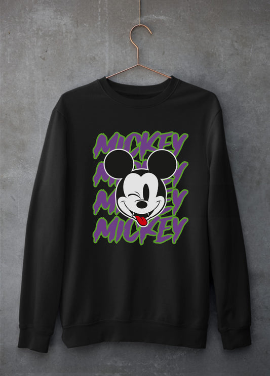 Mickey Slime Black Sweatshirt