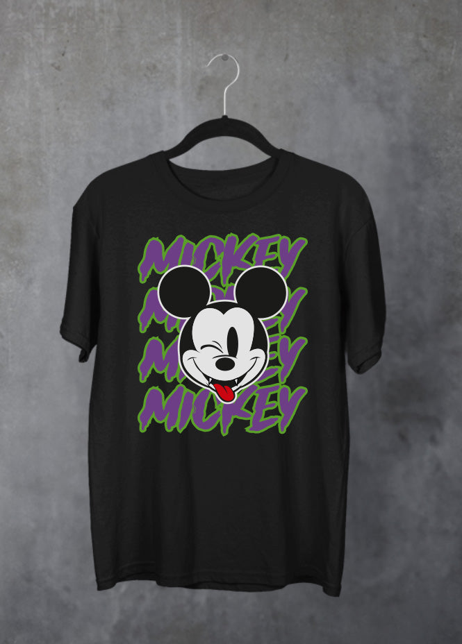 Mickey Slime Black T-Shirt