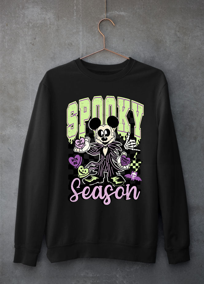 Spooky Season Black Sweatshirt