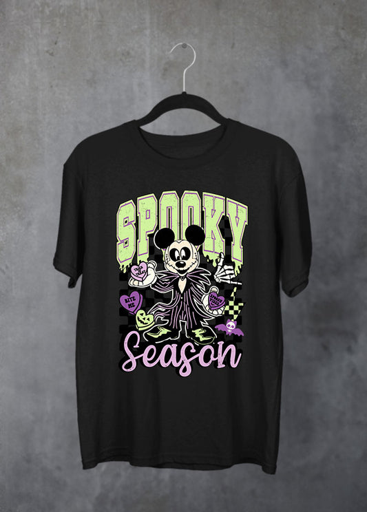 Spooky Season Black T-Shirt