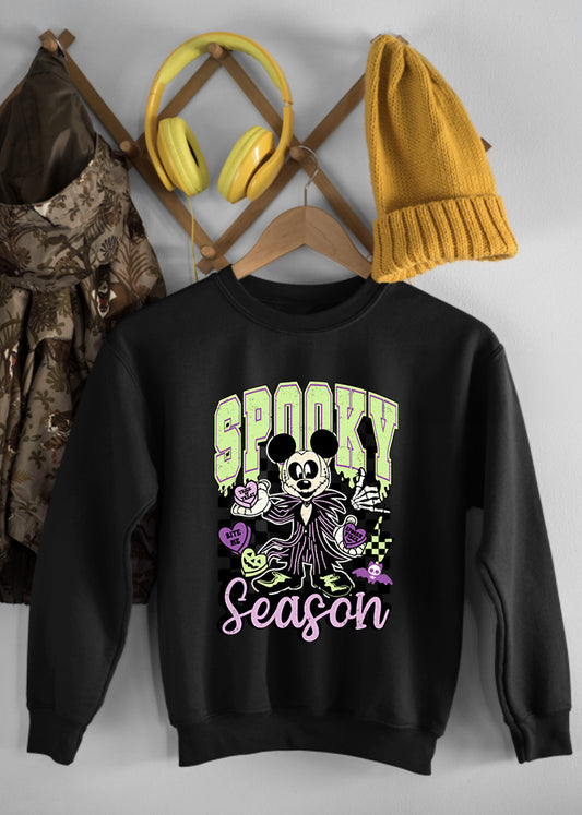 Spooky Season Children's Black Sweatshirt