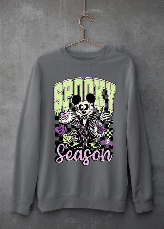 Spooky Season Grey Sweatshirt