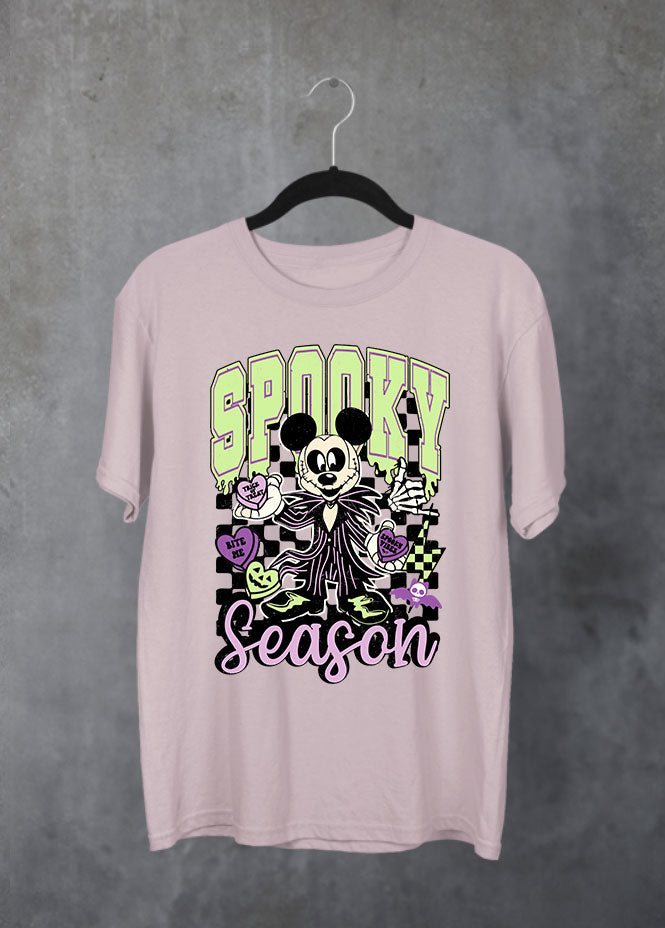 Spooky Season Pink T-Shirt