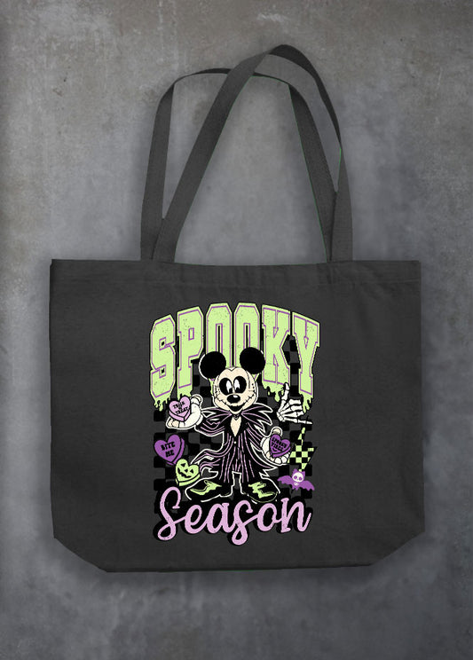 Spooky Season Black Tote Bag