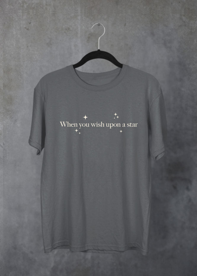 Wish upon a Star Grey T-Shirt