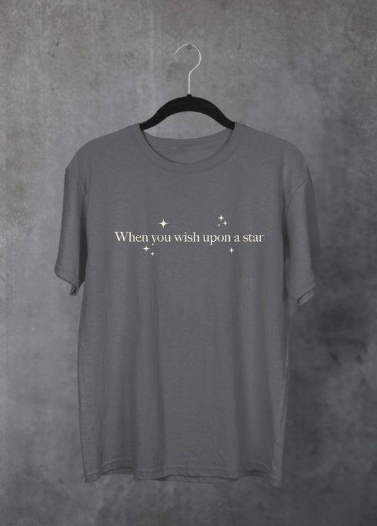 Wish upon a Star Grey T-Shirt