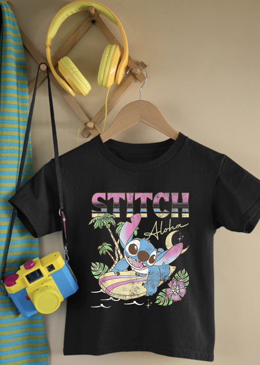 Stitch Black Children's Tee