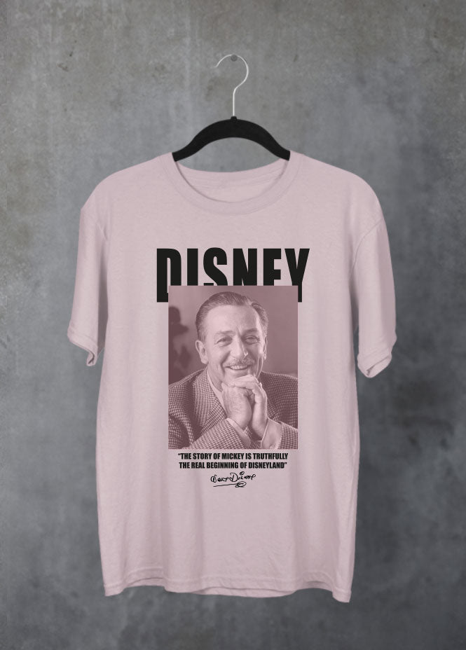 Walt's Story of Mickey Pink T-Shirt