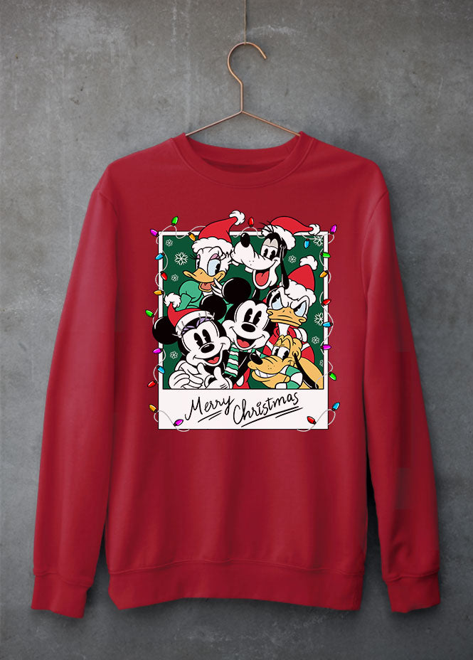 Christmas Family Photo Red Sweatshirt