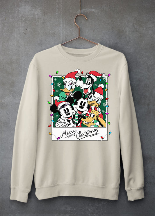 Christmas Family Photo Sand Sweatshirt