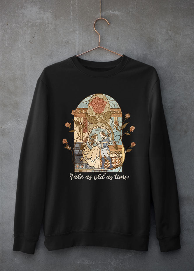 Tale as Old as Time Black Sweatshirt